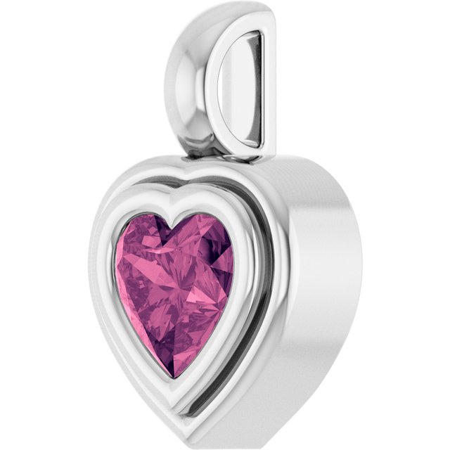 Natural Pink Tourmaline | Heart | 5 x 5mm