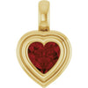 Natural Mozambique Garnet | Heart | 5 x 5mm