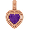 Natural Amethyst | Heart | 5 x 5mm