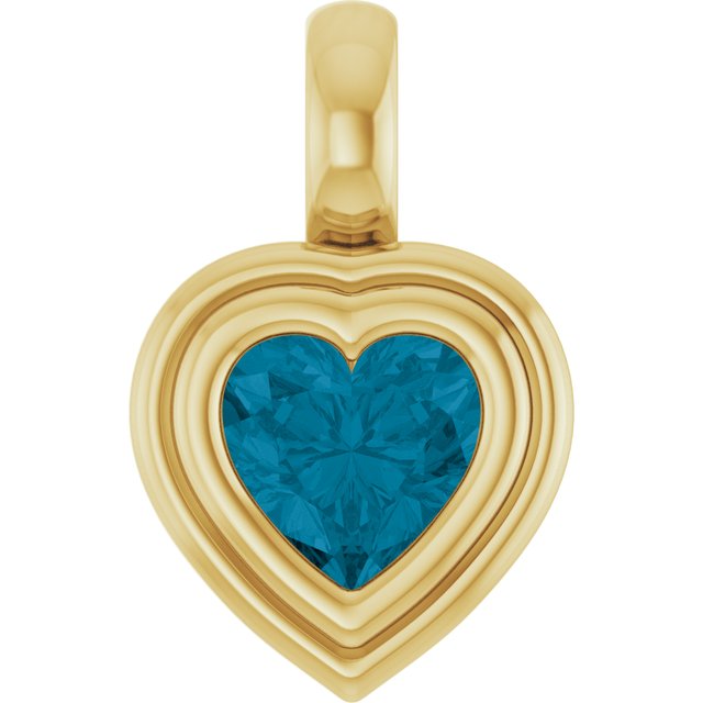 Natural London Blue Topaz | Heart | 5 x 5mm