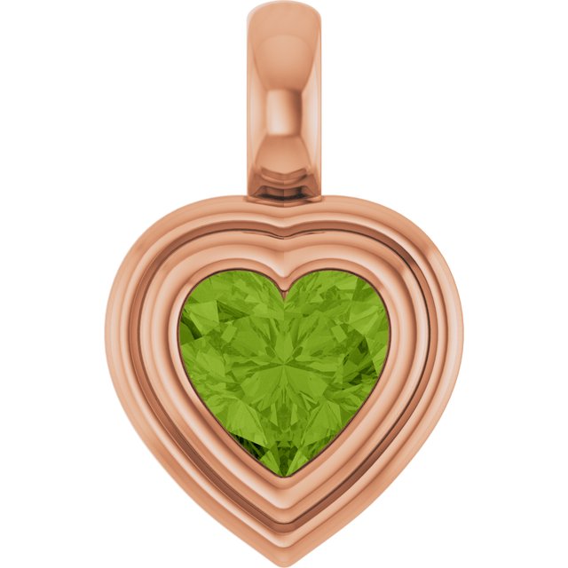 Natural Peridot | Heart | 5 x 5mm