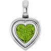 Natural Peridot | Heart | 5 x 5mm