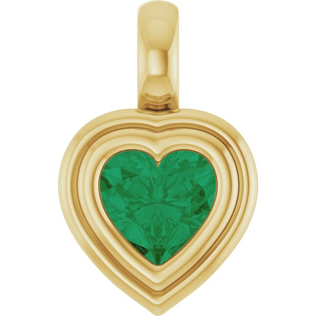 Lab-Grown Emerald | Heart | 5 x 5mm