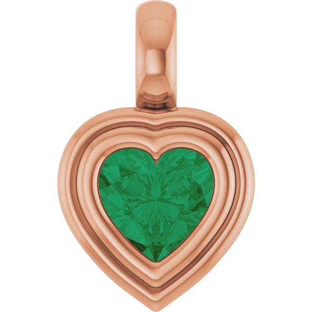 Lab-Grown Emerald | Heart | 5 x 5mm