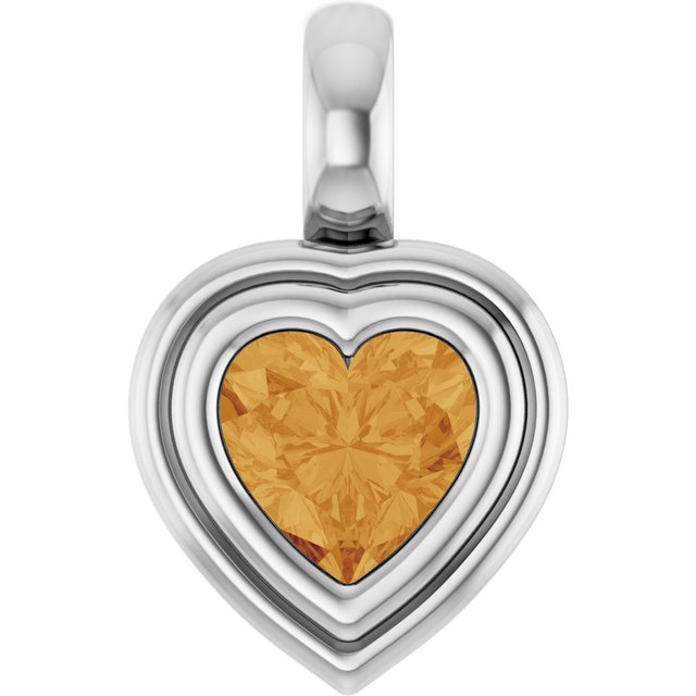 Natural Citrine | Heart | 5 x 5mm
