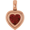 Natural Mozambique Garnet | Heart | 5 x 5mm
