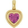 Natural Pink Tourmaline | Heart | 5 x 5mm