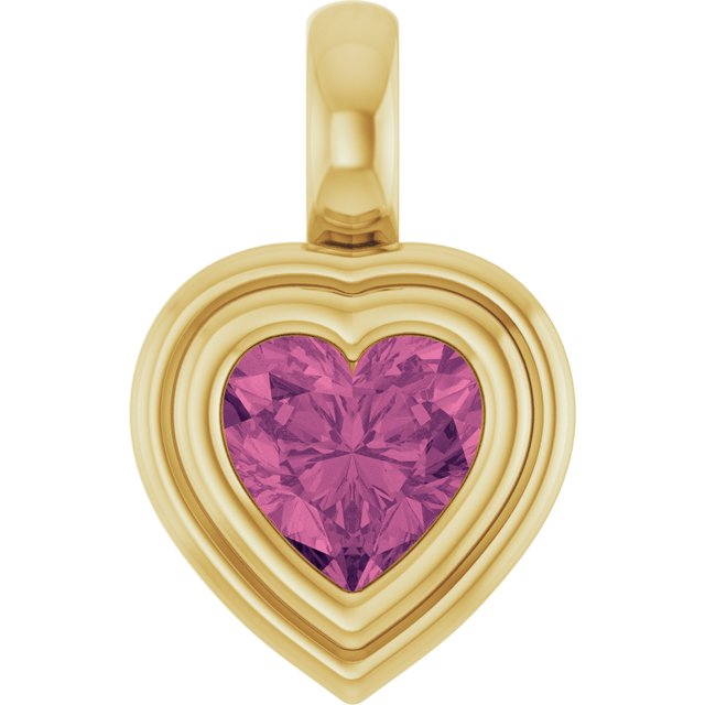 Natural Pink Tourmaline | Heart | 5 x 5mm