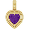 Natural Amethyst | Heart | 5 x 5mm