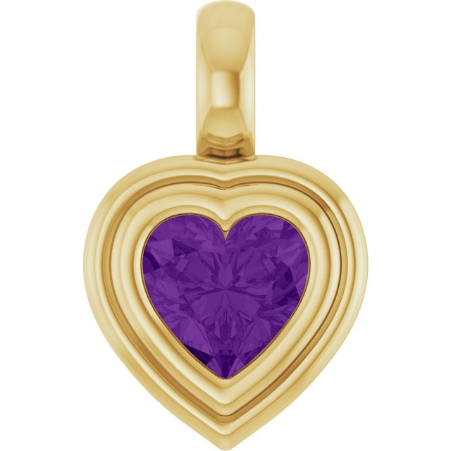 Natural Amethyst | Heart | 5 x 5mm
