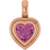 Natural Pink Tourmaline | Heart | 5 x 5mm