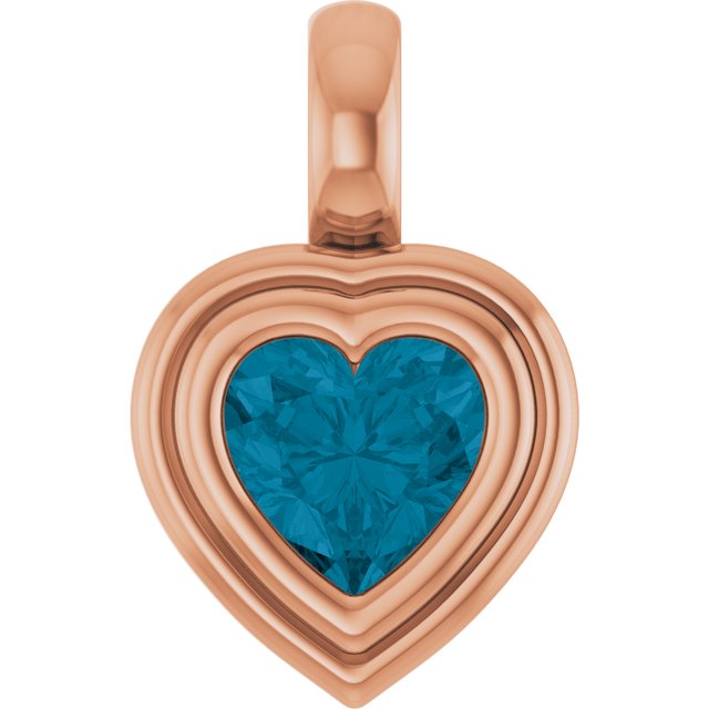 Natural London Blue Topaz | Heart | 5 x 5mm