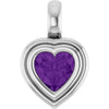 Natural Amethyst | Heart | 5 x 5mm