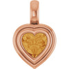 Natural Citrine | Heart | 5 x 5mm