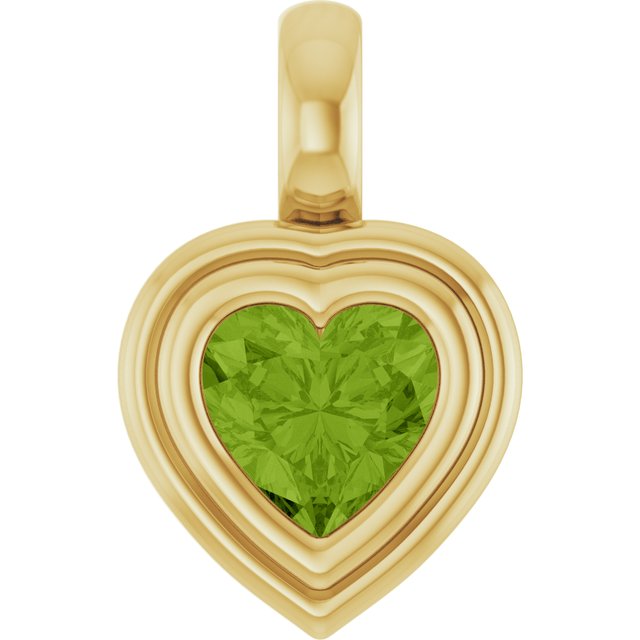 Natural Peridot | Heart | 5 x 5mm