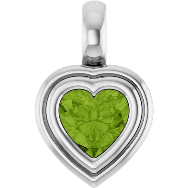 Natural Peridot | Heart | 5 x 5mm