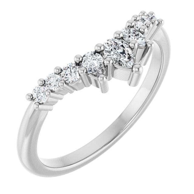 Natural Diamond | Pear | 4 x 2.5mm | Lab-Grown Diamond | Pear | 4 x 2.5mm
