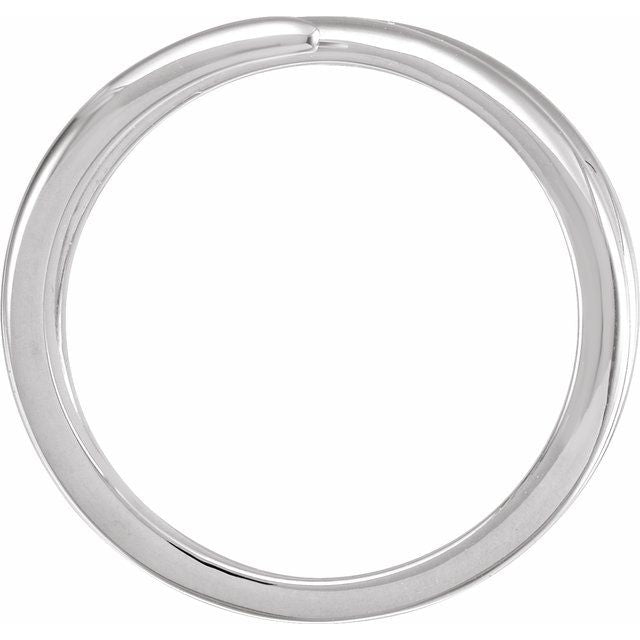 Double Bypass Wrap Ring — 14K White Gold