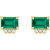 Lab-Grown Emerald | Emerald | 7 x 5mm | Lab-Grown Emerald | Emerald | 6 x 4mm | Lab-Grown Emerald | Emerald | 5 x 3mm