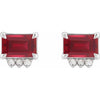Lab-Grown Ruby | Emerald | 7 x 5mm | Lab-Grown Ruby | Emerald | 6 x 4mm | Lab-Grown Ruby | Emerald | 5 x 3mm