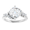 14K White | Cushion