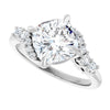 14K White | Cushion