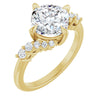 14K Yellow | Cushion