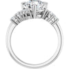 14K White | Round