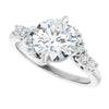 14K White | Round