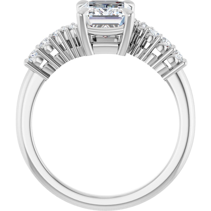 14K White | Emerald