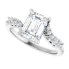 14K White | Emerald