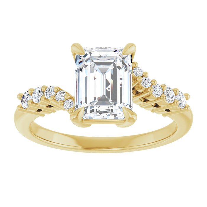 14K Yellow | Emerald