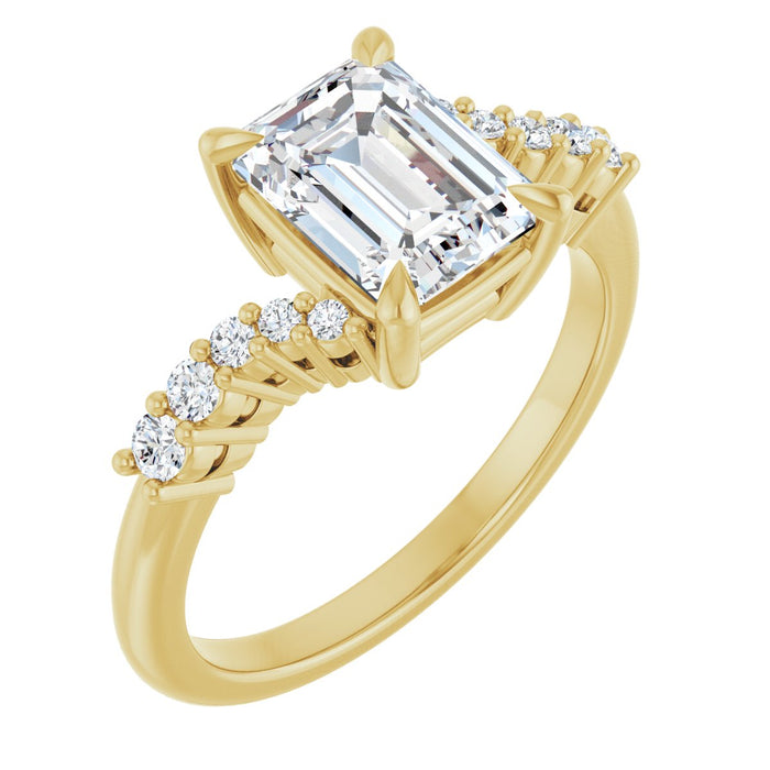 14K Yellow | Emerald
