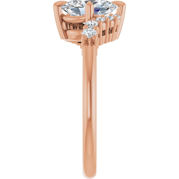 14K Rose | Oval