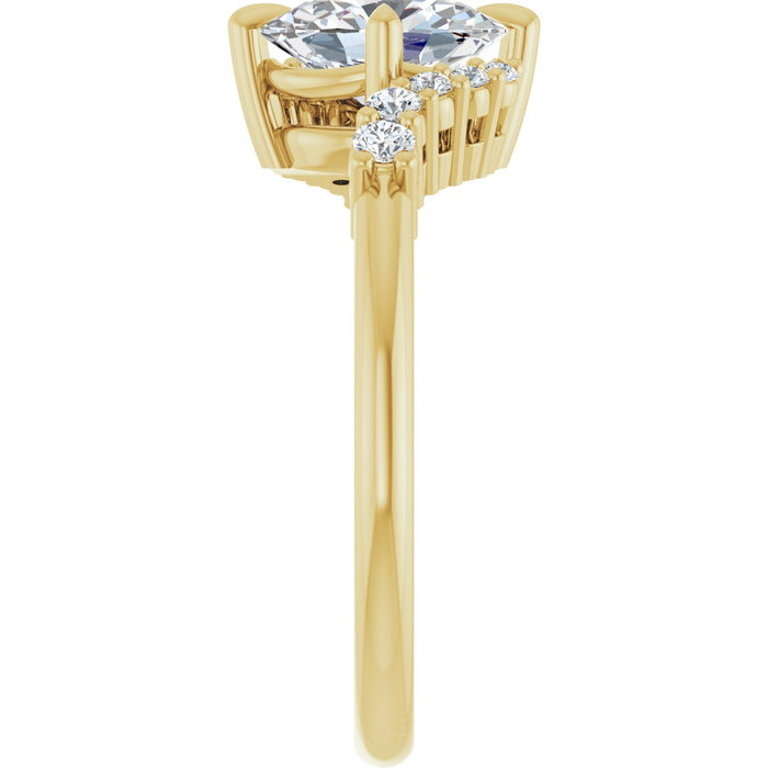 14K Yellow | Oval