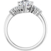 14K White | Oval