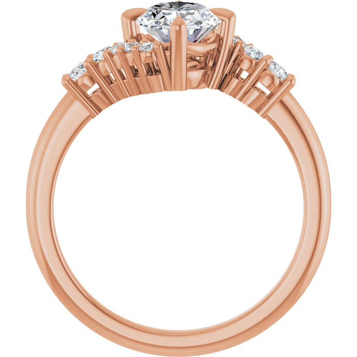 14K Rose | Oval