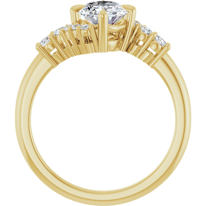 14K Yellow | Oval