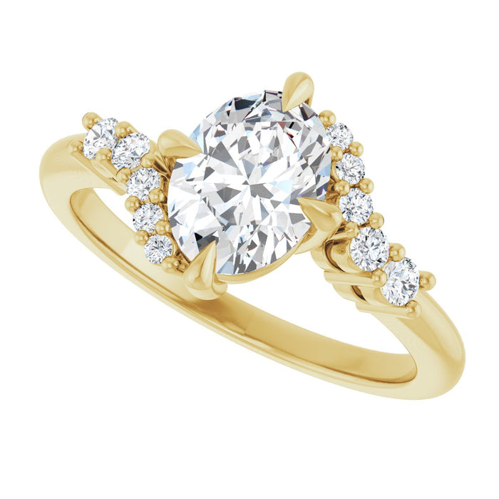 14K Yellow | Oval