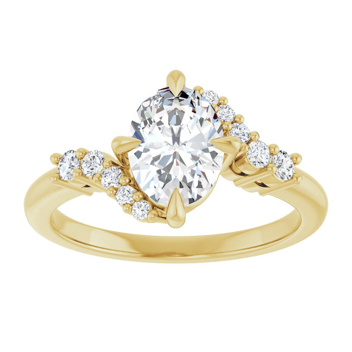 14K Yellow | Oval
