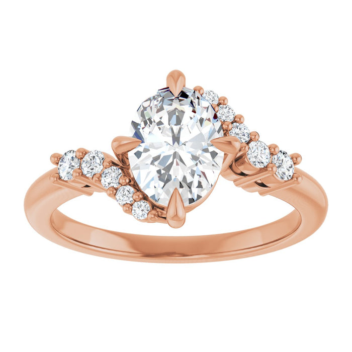 14K Rose | Oval