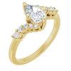 14K Yellow | Pear