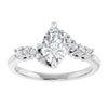 14K White | Pear