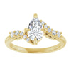 14K Yellow | Pear
