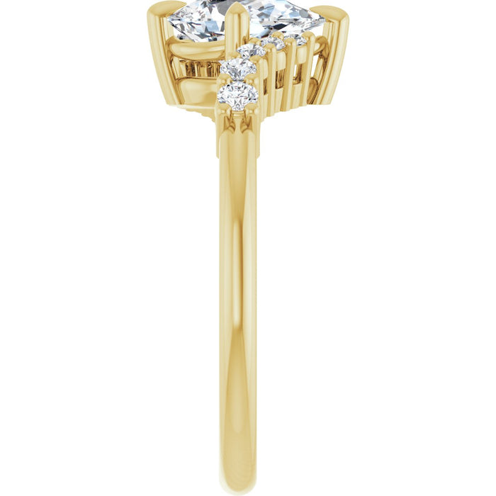 14K Yellow | Pear