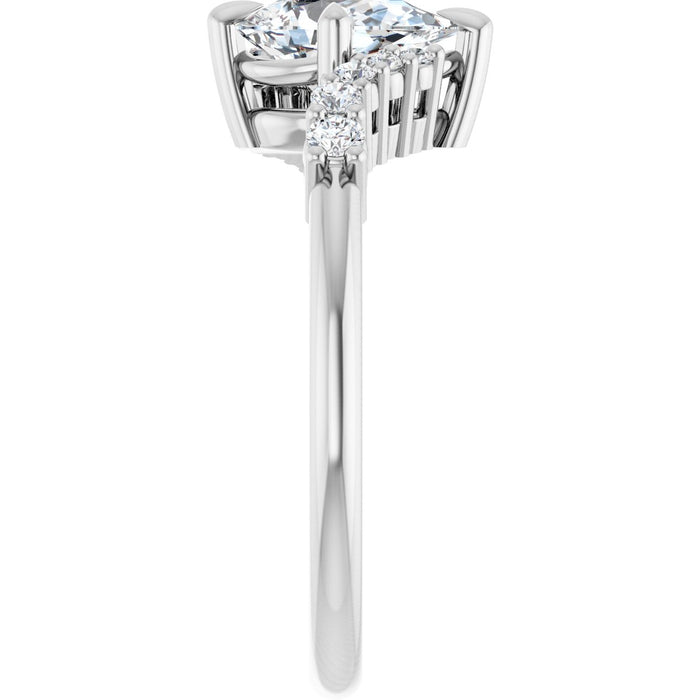 14K White | Pear