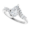 14K White | Pear