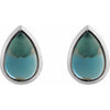Natural London Blue Topaz | Pear | 6 x 4mm