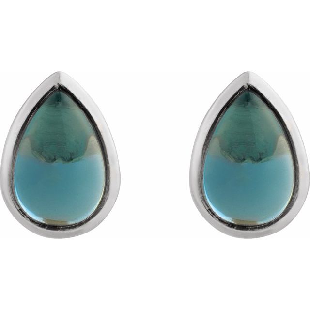 Natural London Blue Topaz | Pear | 6 x 4mm
