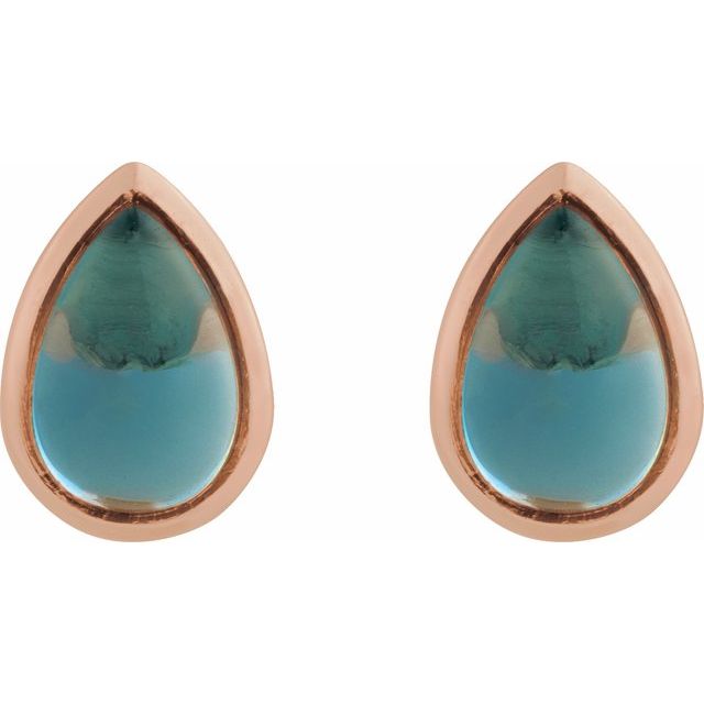 Natural London Blue Topaz | Pear | 6 x 4mm